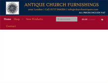 Tablet Screenshot of churchantiques.com